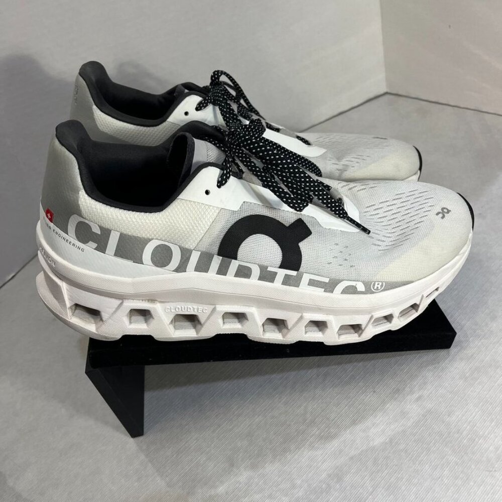 On Running Cloudmonster Running Shoes Gray White Men’s US 11 - Picture 9 of 15